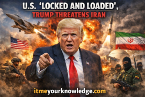 U.S. ‘locked and loaded’, Trump threatens Iran